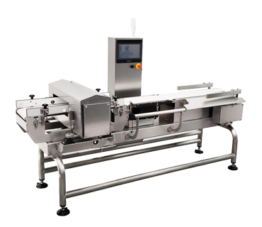 Combined metal detector and check weigher 1